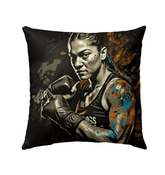 Sweat Strength Determination Outdoor Pillow - Outdoor Adventure Cushion